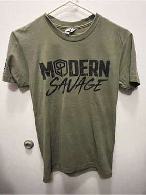 Born Primitive Olive Green Modern Savage Graphic Tee